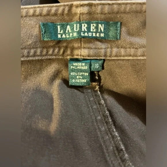 Lauren Ralph Lauren Women’s Brown Pants Green Label Size 10 - Picture 4 of 6